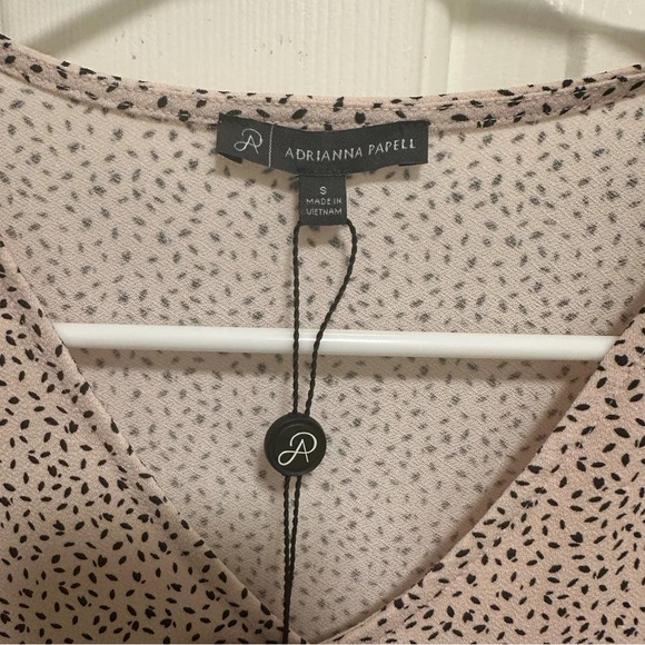 Adrianna Papell Sleeveless Ruffle Top Size Small - Picture 3 of 5